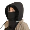 Winter Thick Warm Windproof Hat with Ear Flaps - [ Black Color ]